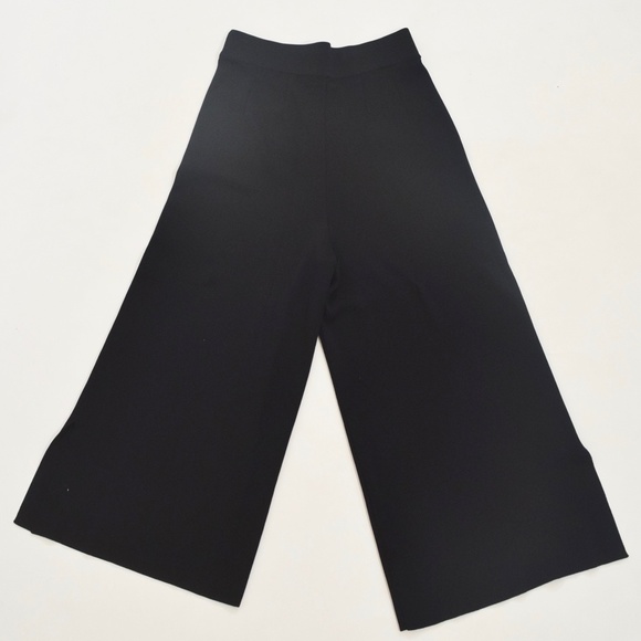 ❌SOLD❌Zara Heavy Ribbed Knit Wide-Leg Culottes - Picture 4 of 6